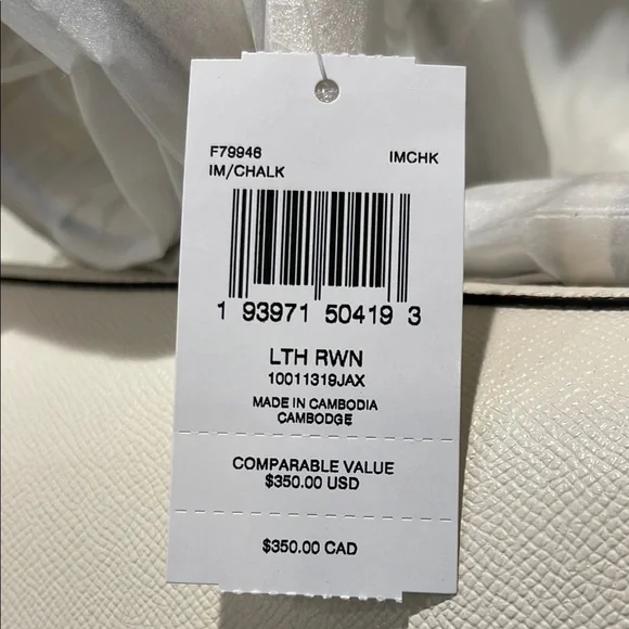 Coach Satchel with Gold Accents - Picture 3 of 7